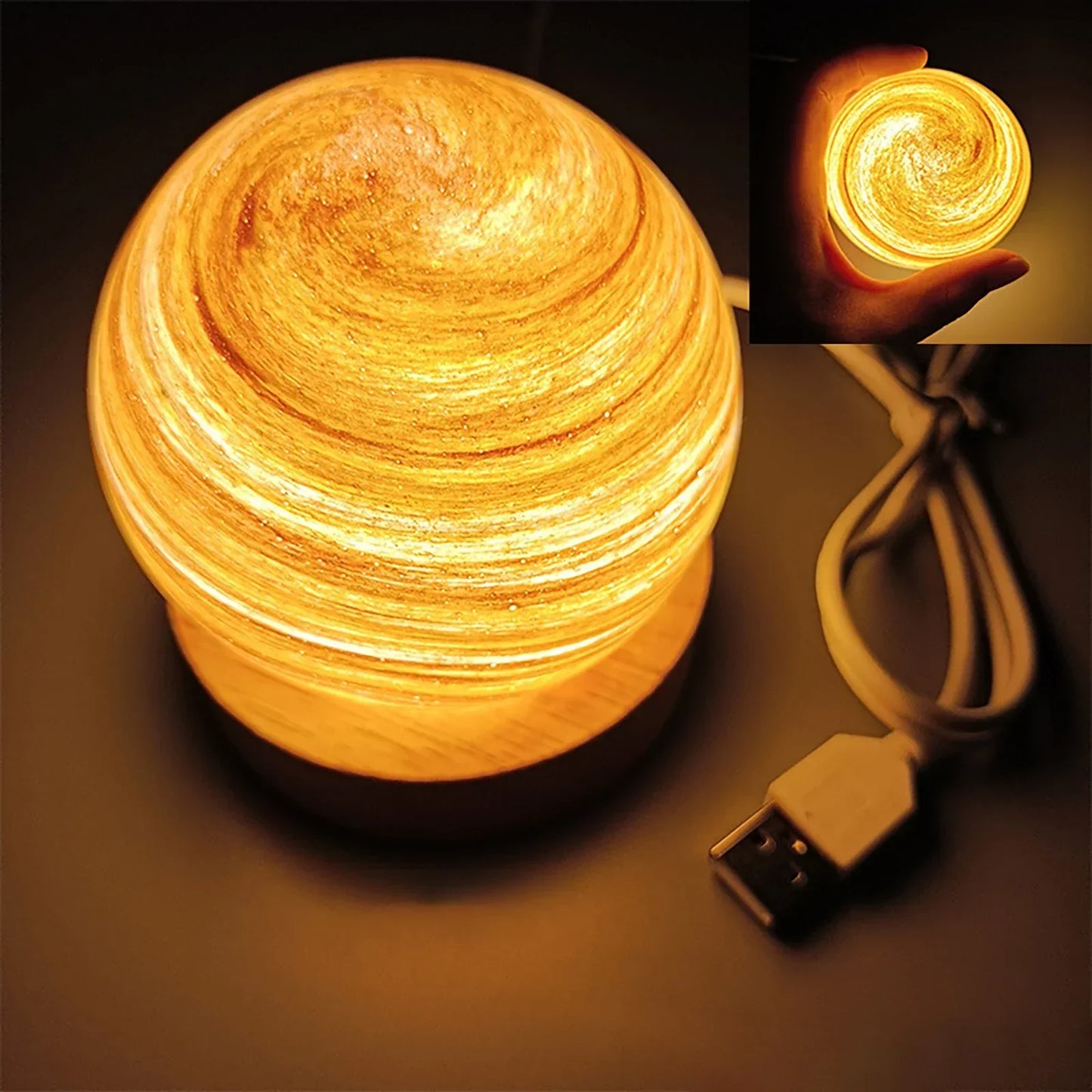 Colorful Galaxy Glow Table Lamp