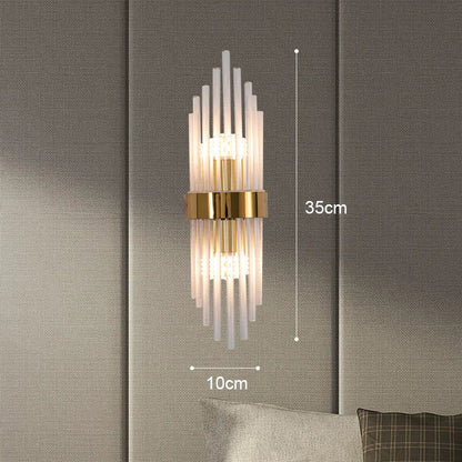 Luxury Golden LED Indoor Wall Lamp
