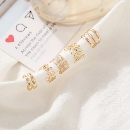 Luxury Gold Tone Clip On Earrings for Women