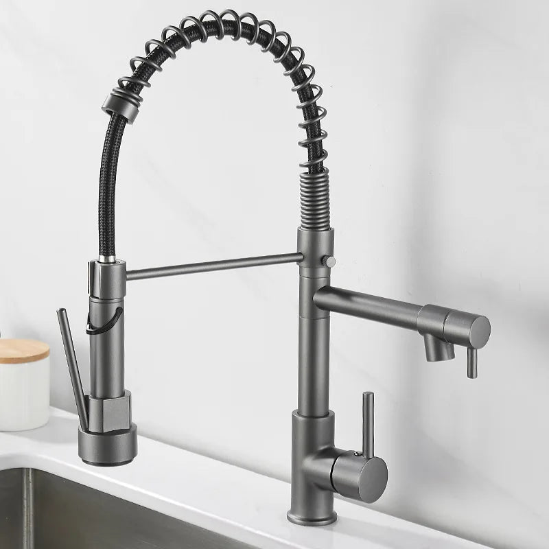 Premium Double Handle Kitchen Faucet