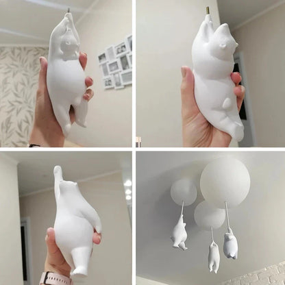 Colorful Teddy Bear Ceiling Light