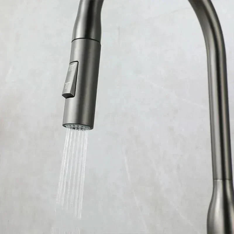 Cofik | Modern Steel Faucet with Pull Down Sprayer
