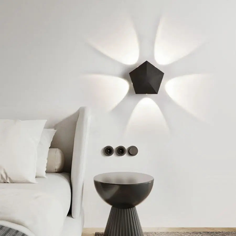 Sleek Glass Modern Wall Light