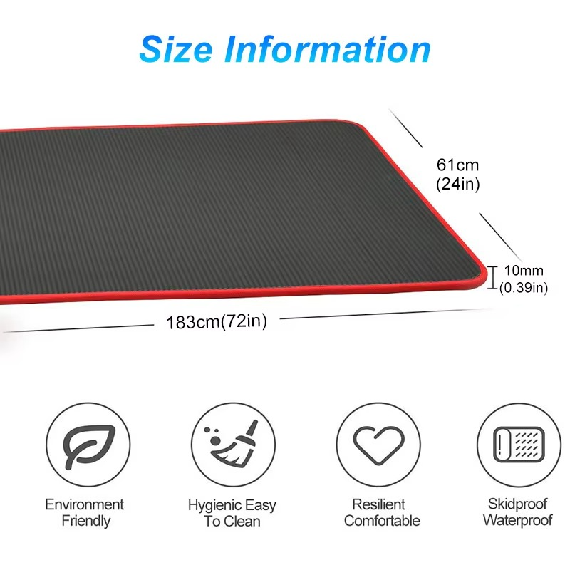 Premium Thick Non-Slip Yoga Mat with Strap