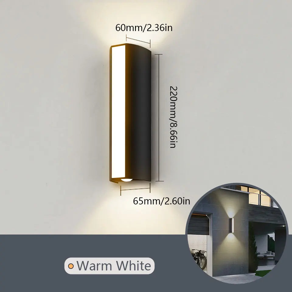 Outdoor Motion Sensor LED Wall Light