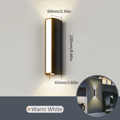 Outdoor Motion Sensor LED Wall Light