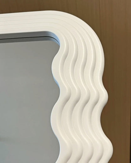 Vintage Wave Resistant Wall Mirror