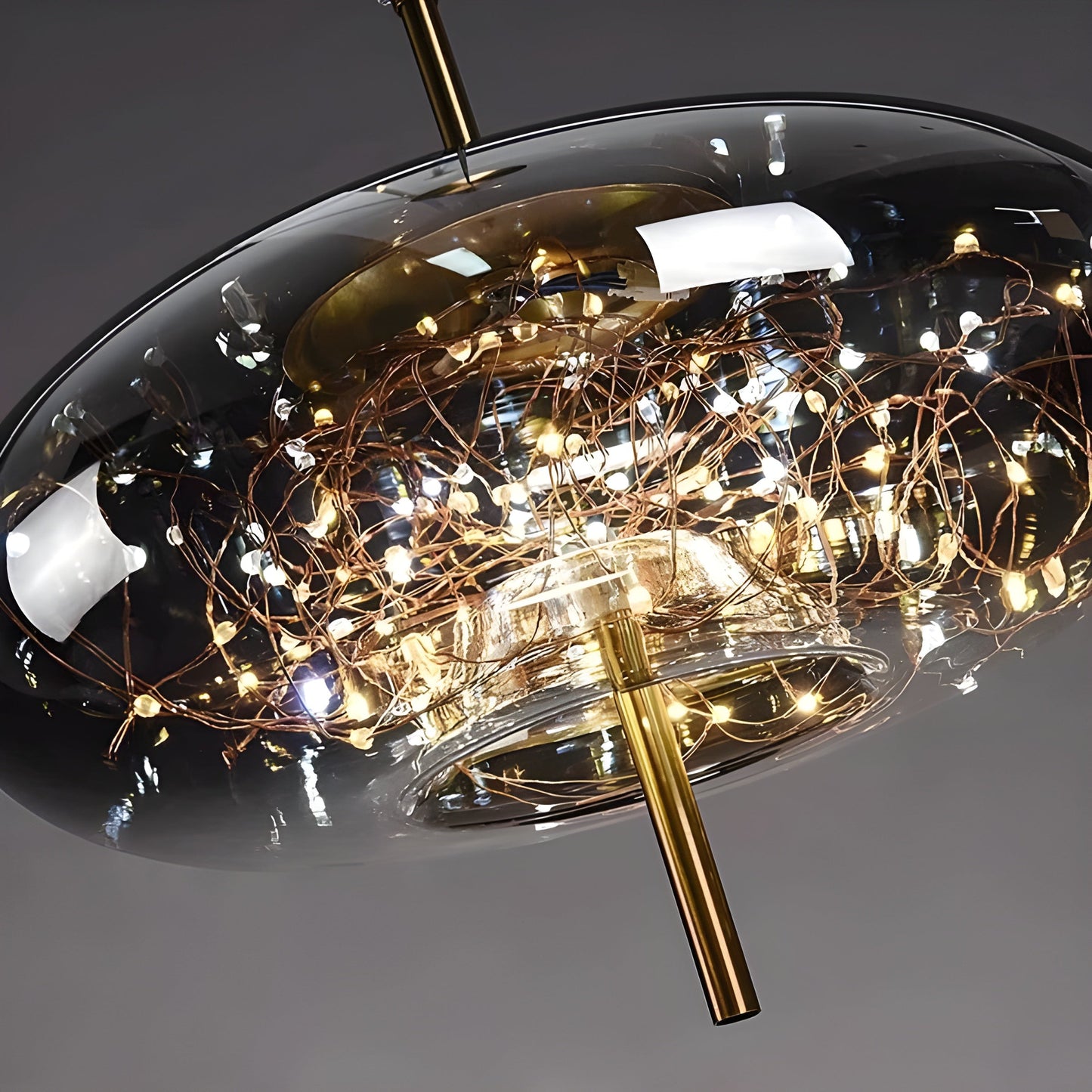 Stylish LED Hanging Star Light Fixture