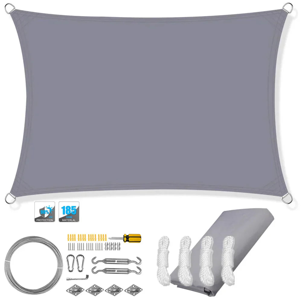 Outdoor Waterproof Sun Shade Sail with UV Resistance
