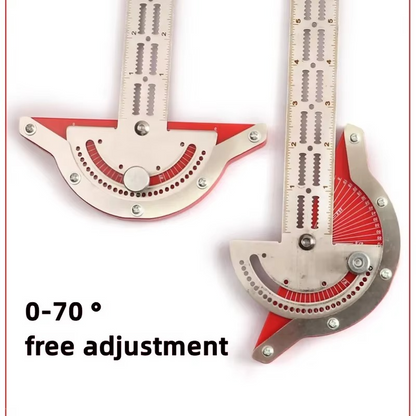 Accurate Metal Carpenter Square and Straight Edge Ruler