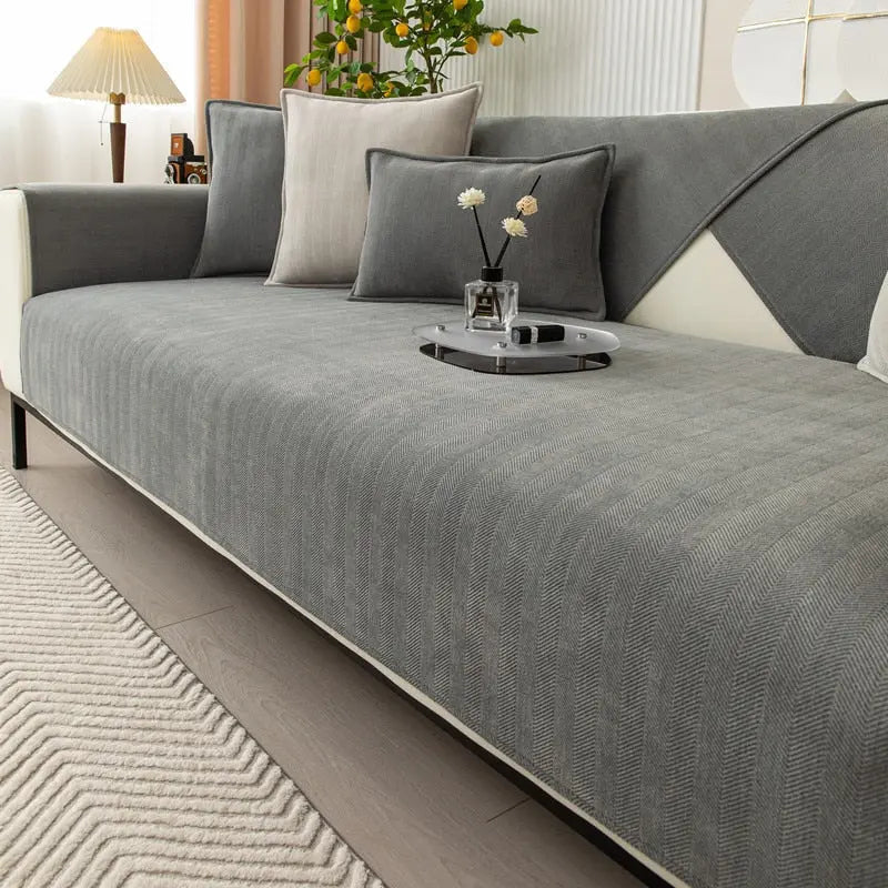 Gripmax | Slip Resistant Couch Protector for Cozy Comfort - Cofik