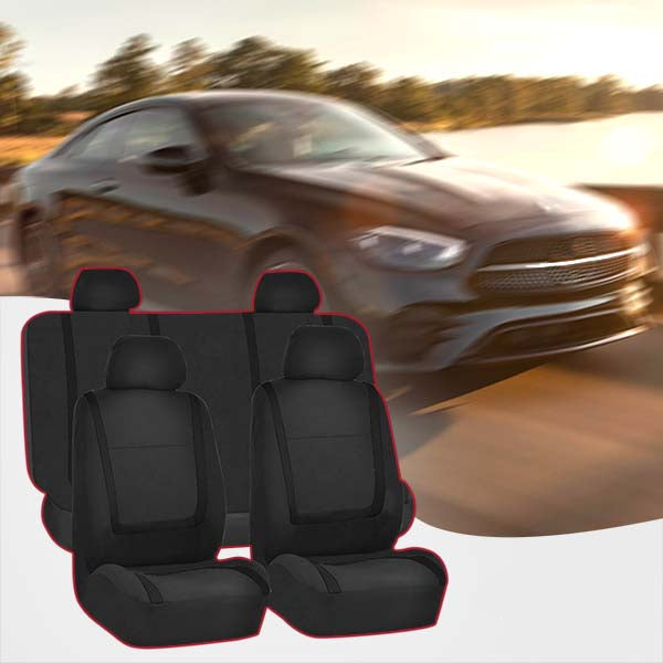 Premium 9pc Car Seat Cover Set - Universal Fit, Breathable