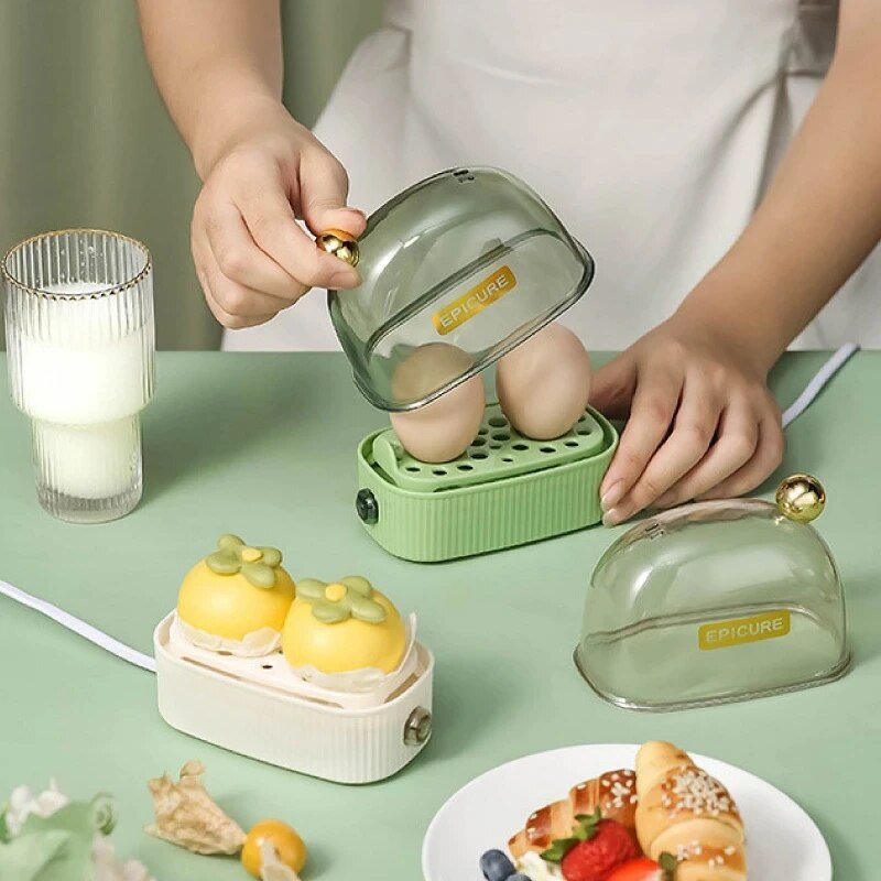 Compact Portable Egg Cooker Steamer