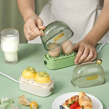 Compact Portable Egg Cooker Steamer