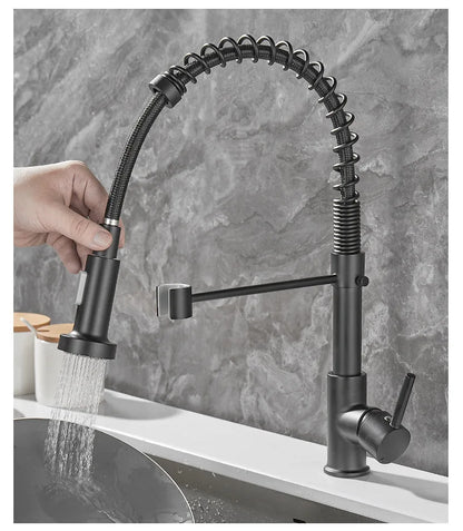Premium Double Handle Kitchen Faucet