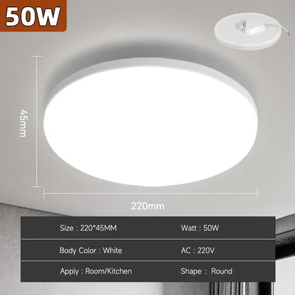 Bright Round LED Ceiling Light 18-72W