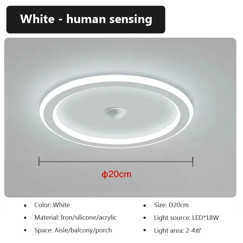 Bright LED Ceiling Light with Motion Sensor