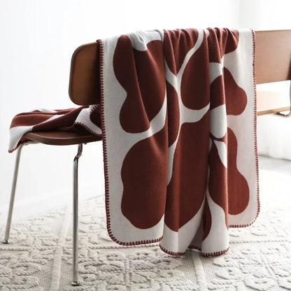 Plush Faux Cashmere Nordic Throw Blanket