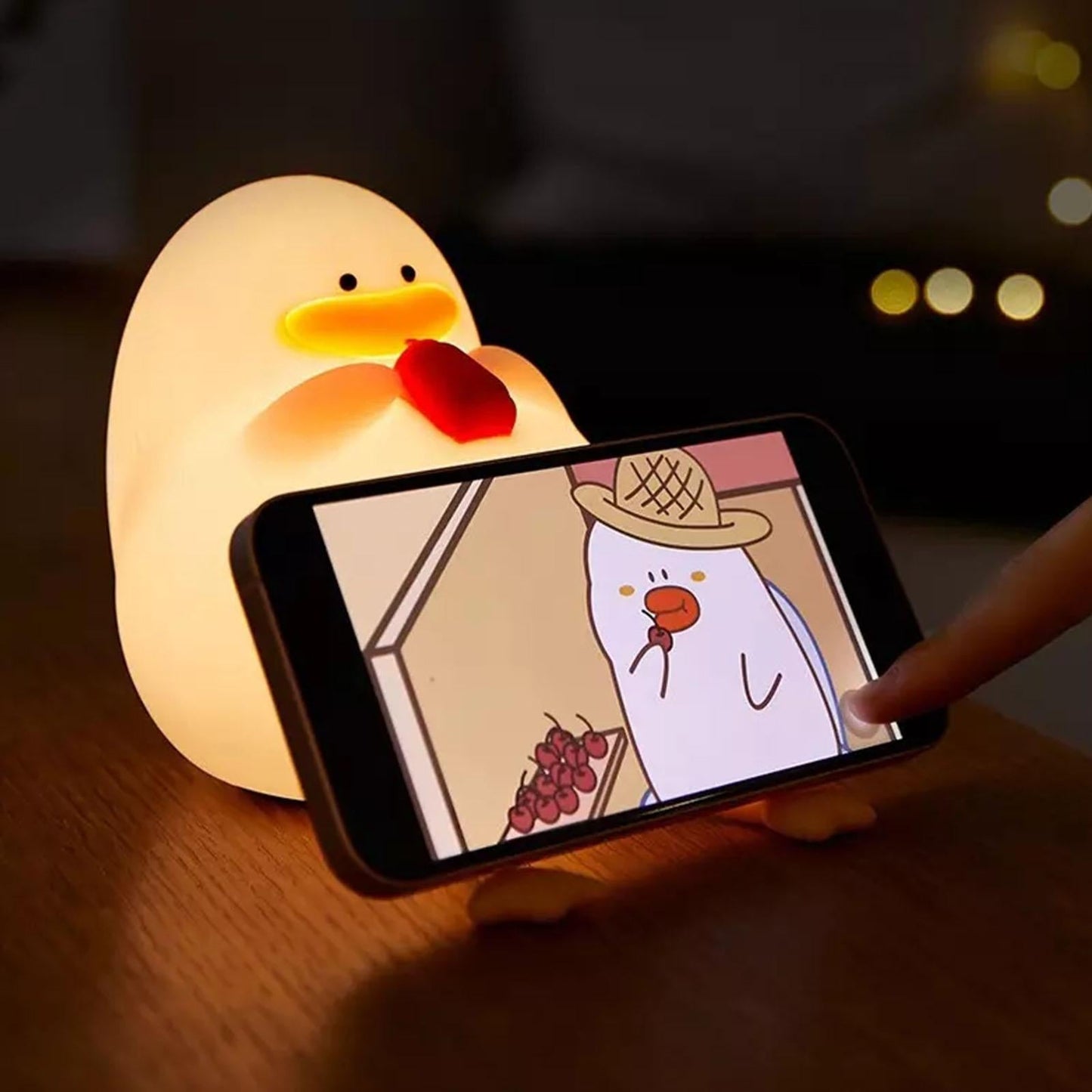 Soft Duck LED Bedside Night Light