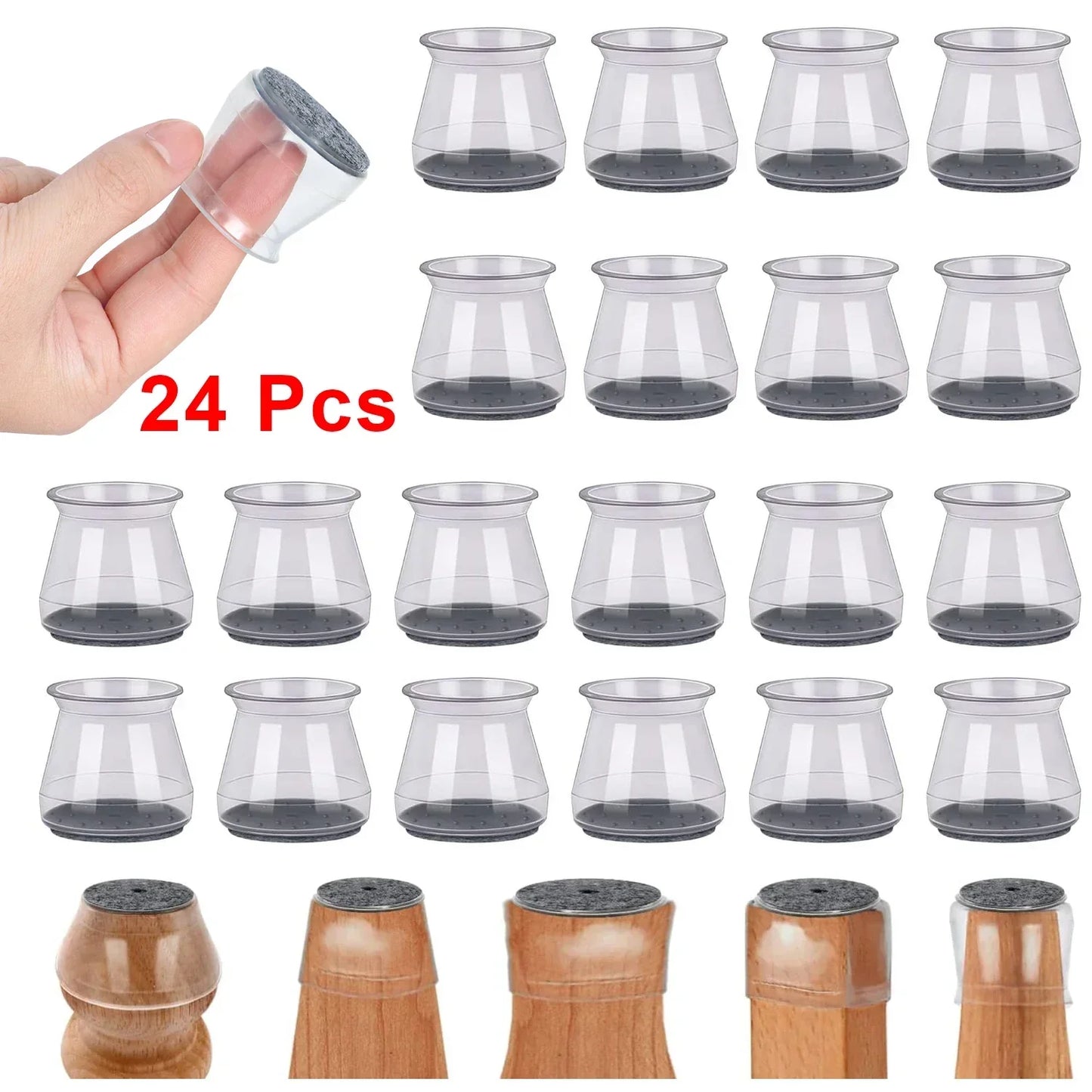 Furniture Floor Saver Silicone Chair Leg Caps