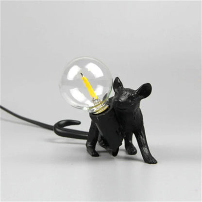 Fun Animal LED Desk Lamps: Cute Cat, Rat, Squirrel Night Lights