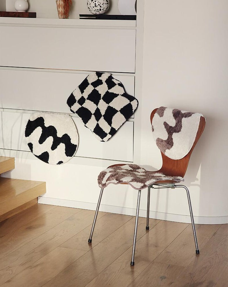 Comfortable Woven Grid Chair Pad