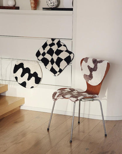 Comfortable Woven Grid Chair Pad