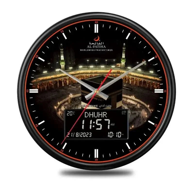Islamic Digital Prayer Clock with Auto Azan Adjustment
