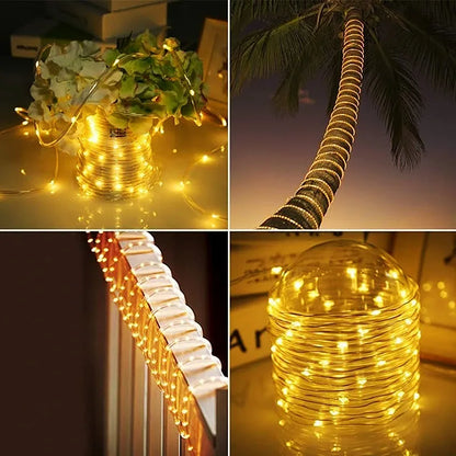 Solar Powered Outdoor Fairy String Lights