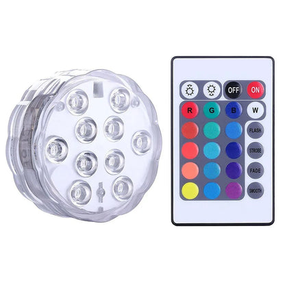 Colorful Pool Light with 10 LED Underwater Lights