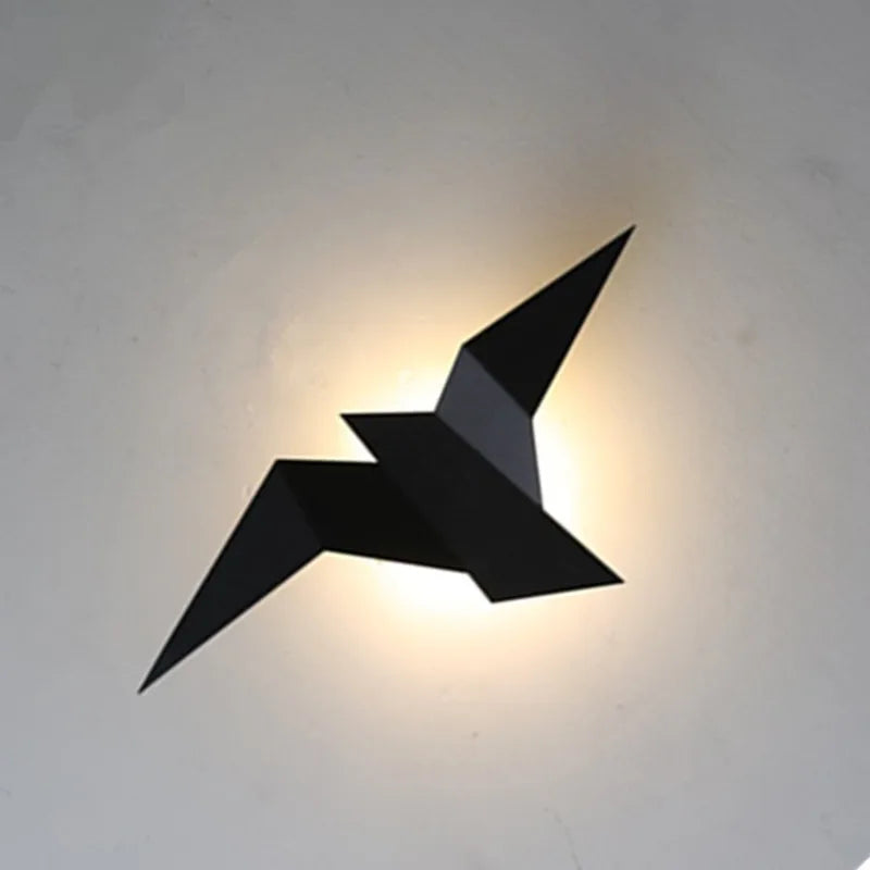 Simple LED Bird Wall Light