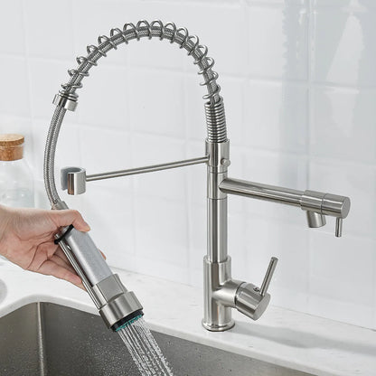 Premium Double Handle Kitchen Faucet