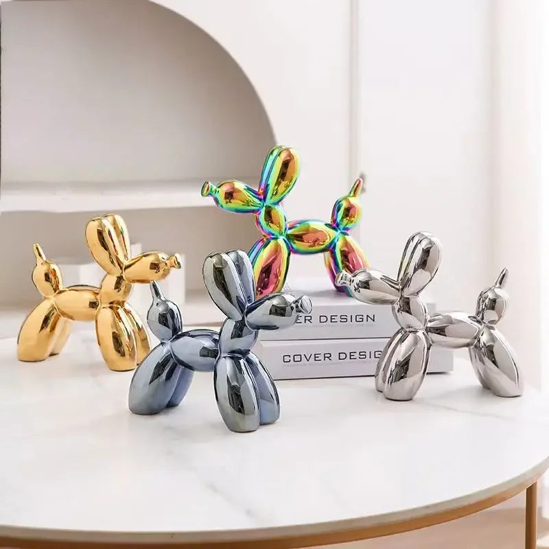 Cute Balloon Dog Figurine Decoration