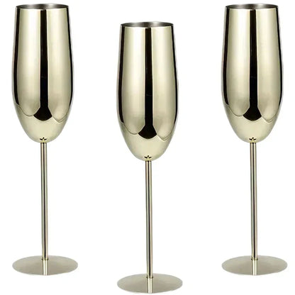 Durable Steel Drinking Glasses (6 Pack)