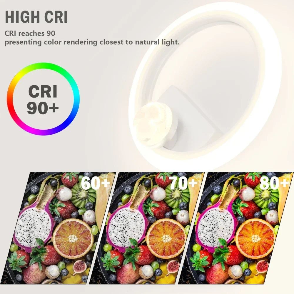 Stylish LED Wall Light - Versatile 3 Color Adjustable Lamp
