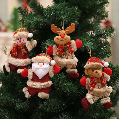 Festive Holiday Decor Ornament Set with Santa & Friends - Cofik