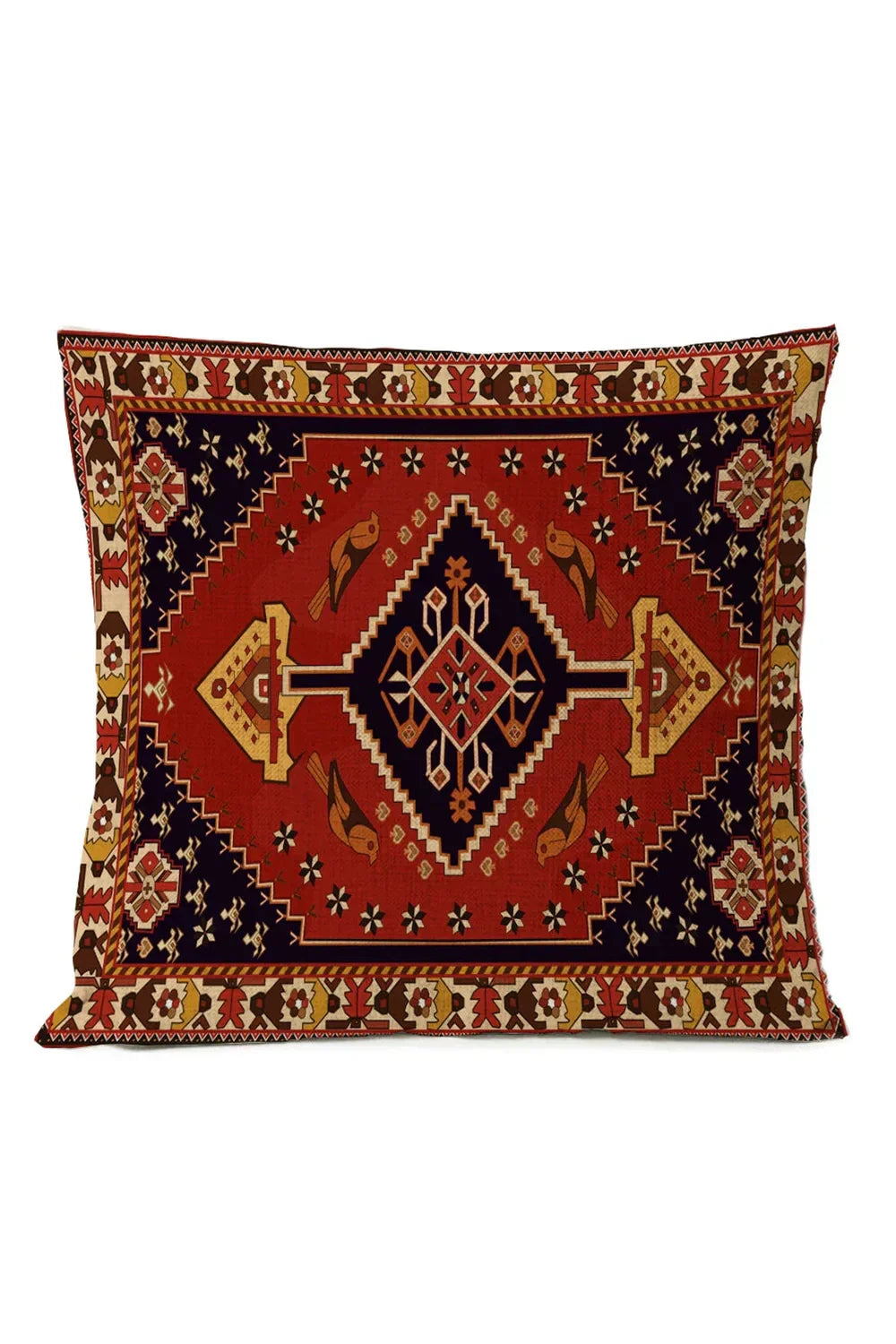 Colorful Global Pattern Pillow Cover