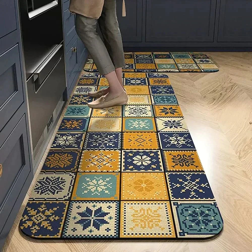 Grip Kitchen Mats and Runners - Waterproof Floor Covers