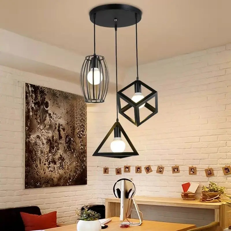 Rustic Metal Pendant Lighting - Classic Hanging Lamp
