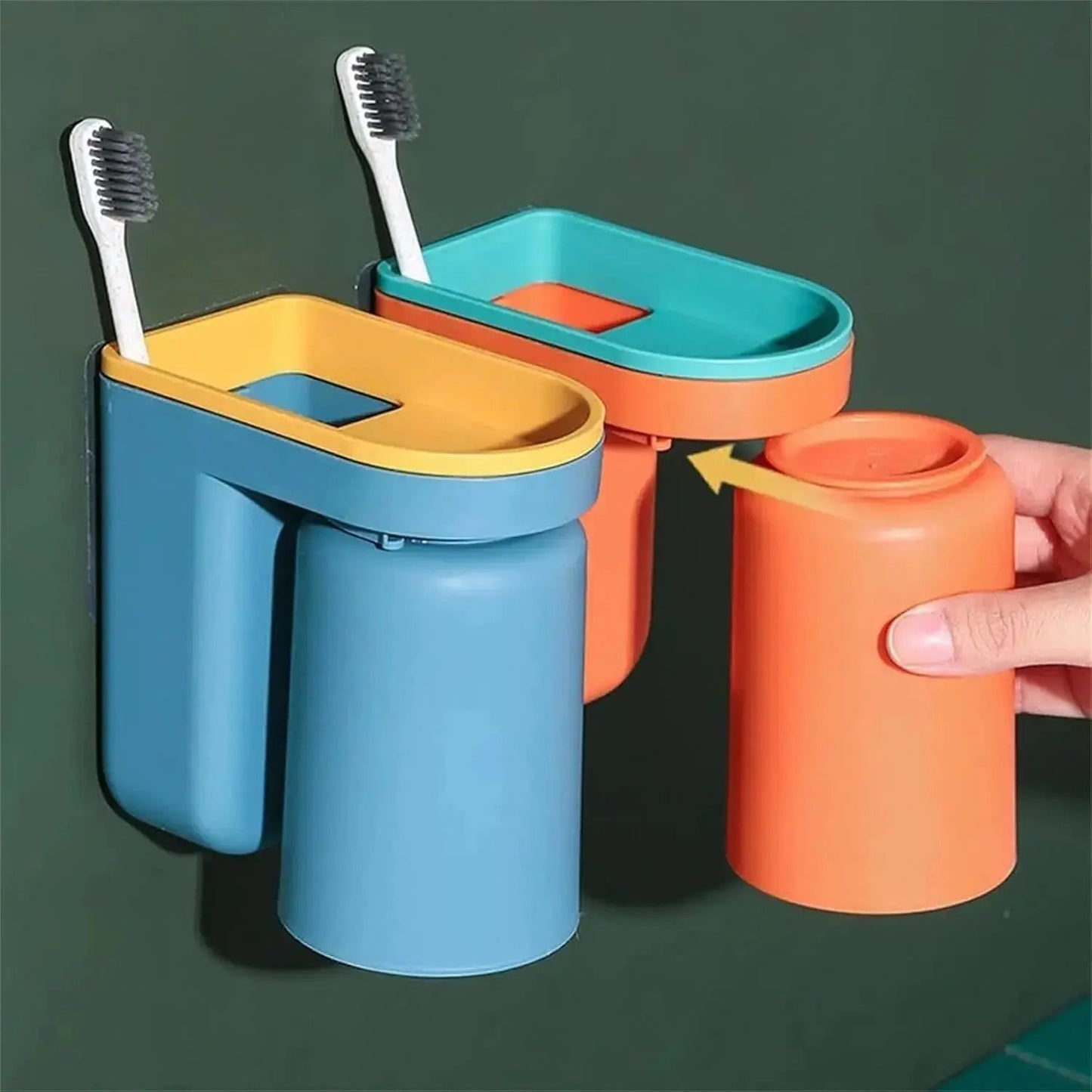Easy Stick Wall Toothbrush Holder - Cofik