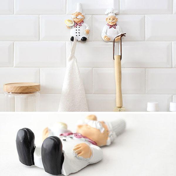 Easy Install Kitchen Hook Holder Set of 2