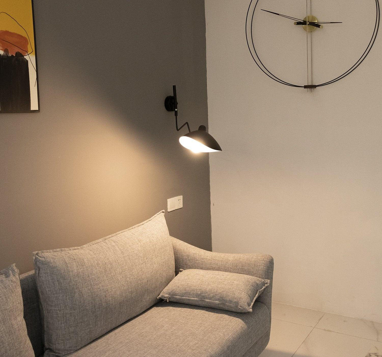 Simple Metal Wall Light