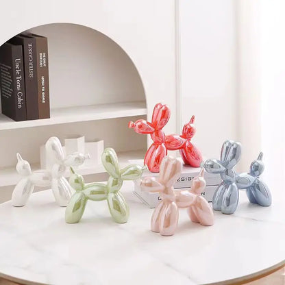 Cute Balloon Dog Figurine Decoration