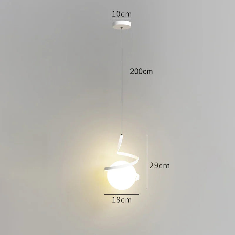 Modern Glass Pendant Light
