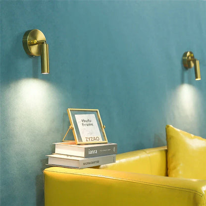 Slim LED Wall Light with Adjustable Arm