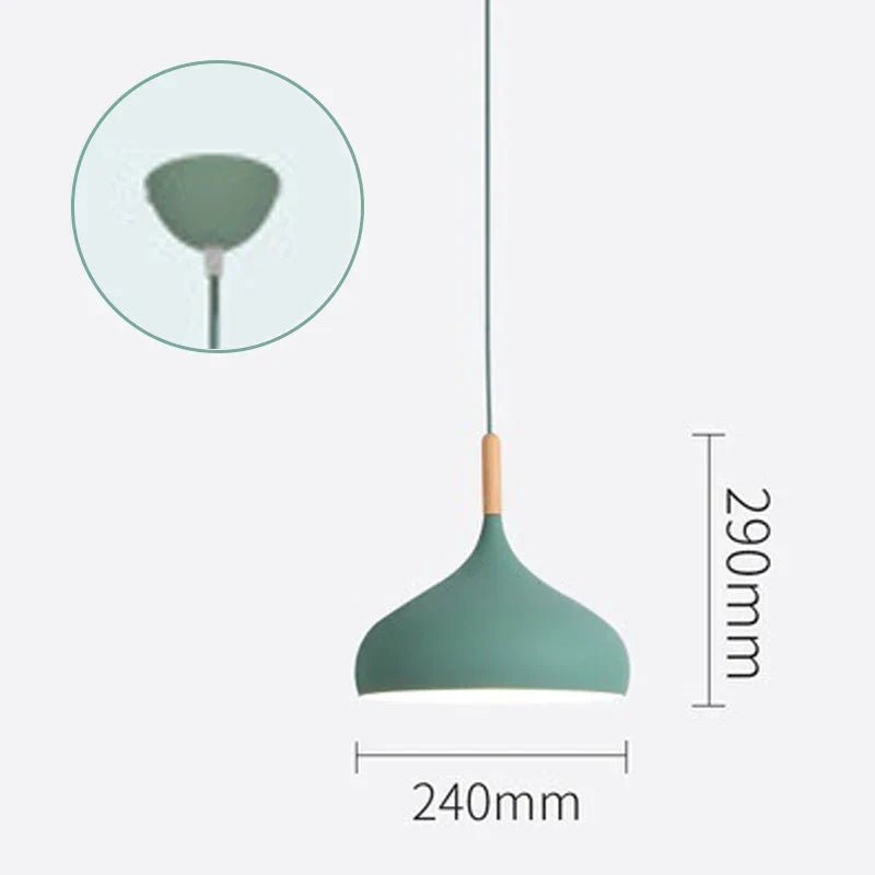 Rustic Metal LED Pendant Light Fixture