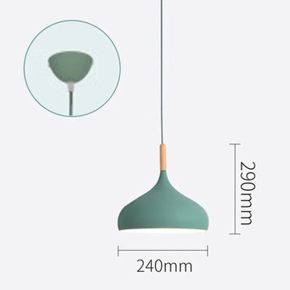 Rustic Metal LED Pendant Light Fixture