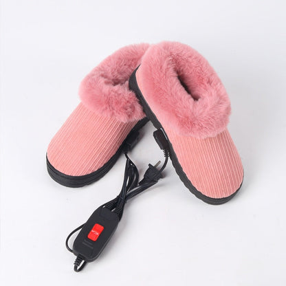 Warm Rechargeable Electric Indoor Slippers
