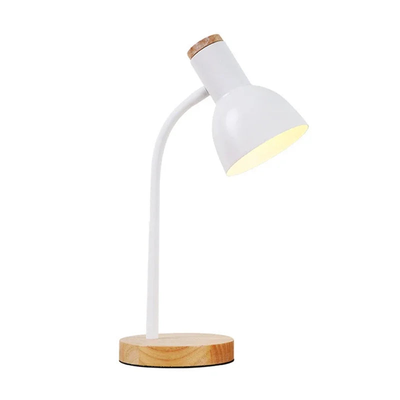 Rustic Wooden Modern LED Table Lamp
