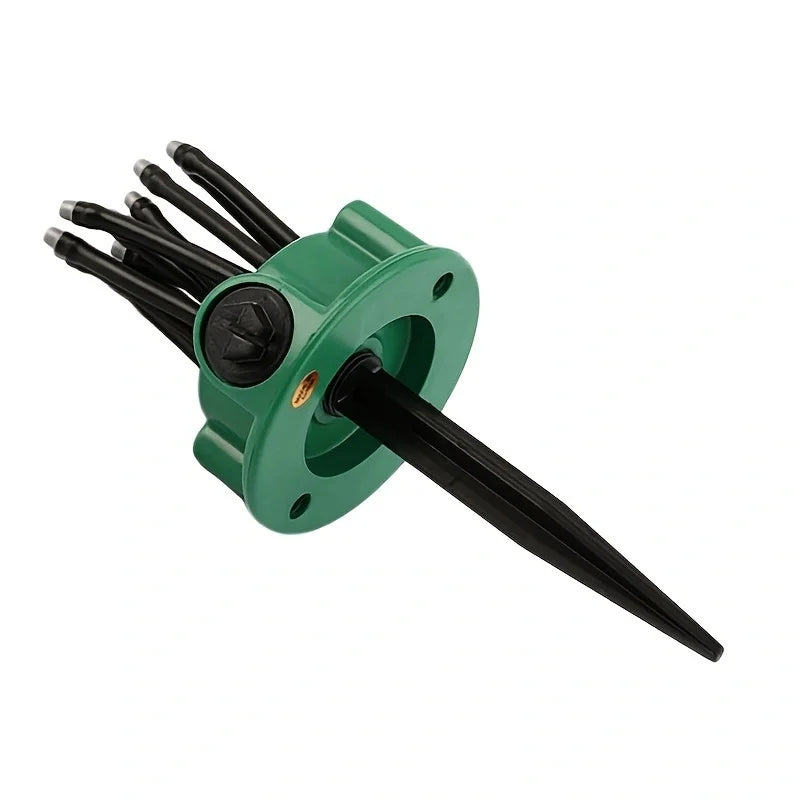 Easy 12-in-1 Lawn Watering System with Adjustable Sprayer